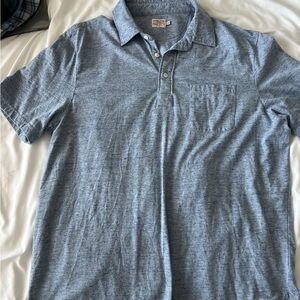 faherty polo blue XL